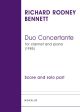 Duo Concertante  (1985): Clarinet & Piano (Novello)