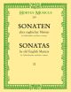 Sonatas By Old English Masters: 2: Treble Recorder and Piano
