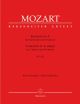 Clarinet Concerto: A Major: K622: A Clarinet & Piano (Barenreiter)