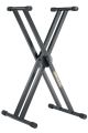 Hercules Ez Lok Double Brace Keyboard Stand KS120B