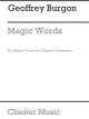 Magic Words Vocal Percussion, SATB (Chester)
