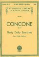 30 Daily Exercises Op.11: High Voice (Schirmer)