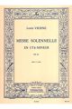 Messe Solennelle: Organ And Vocal  (Hamelle)