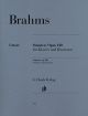 Sonatas For Clarinet Op.120 1 & 2 for Clarinet & Piano (Henle)