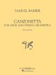 Canzonetta: Oboe And Piano  (Schirmer)