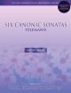 6 Canonic Sonatas: 2 Flutes: Book & Audio