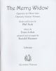 Merry Widow: Libretto (Park) (Glocken Verlag)