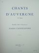 Chants Dauvergne: Vol 1: Medium Voice & Piano