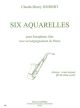 6 Aquarelles Alto Sax & Piano (Combre)
