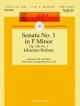 Sonata Op.120 No.1 F Minor: Clarinet & Piano Book & CD (Carl Fischer)