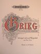 Solveigs Song and Cradle Song: Piano (Peters)