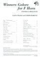 Winners Galore: Tenor Horn Eb Piano Accomp  (lawrance)