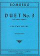 Romberg: Duet No.3: Eminor: Op.9: 2 Cellos (International)