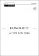A Hymn To The Virgin : Vocal SATB (OUP)