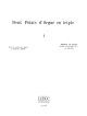 Le Grande De Pant Dorg Ren Triple: Organ (Leduc)