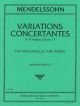Variations Concertantes: D Major: Cello (International)