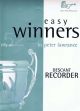 Easy Winners: Descant Recorder Part (Brasswind)