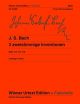 Three Two Part Inventions: Facsimile: Piano (Wiener Urtext)