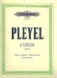 6 Duos Op.48: 2 Violins & Piano (Peters)