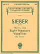 36 Eight Measure Vocalises: Tenor Voice