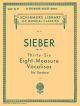 36 Eight Measure Vocalises: Baritone Voice