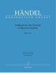 Anthem For The Funeral Of Queen Caroline: Hw264: Vocal Score