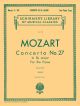 Concerto In Bb Major KV595: No 27: Piano (Schirmer Ed)