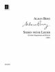 Seven Early Songs: Soprano and Piano