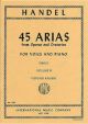 45 Arias From Operas And Oratorios Vol.2: High Voice & Piano (International)