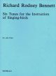 Six Tunes For The Instruction Of Singing Birds Flute Solo (Novello)