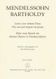 Lord Now Lettest Thou Thy Servant Depart In Peace: Vocal Score  (Barenreiter)