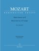 Missa Brevis In D  Kv194: Vocal Score (Barenreiter)