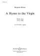 Hymn To The Virgin: Vocal: ssaattbb