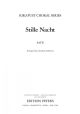 Stille Nacht (silent Night ) - Satb Vocal (rathbone)