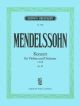 Concerto E Minor Op.64: Violin and Piano (Breitkopf)