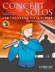Concert Solos For The Young Flute Player: Flute & Piano: Bk&cd