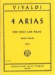 4 Arias: Voice and Piano