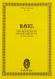 Pavane Pour Une Infante Defunte: Miniature Score