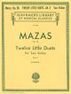 12 Little Duets Op38: Vol2: 7-12: Violin Duet