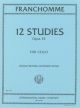 12 Studies: Op35: Cello (International)