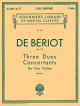3 Duos Concertante Op.57: 2 Violins (Schirmer)