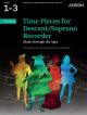 Time Pieces For Descant Recorder Vol.1 Grade 1-3: Recorder & Piano (ABRSM)