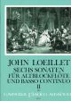 6 Sonatas: Bk 2: Treble Recorder And Piano