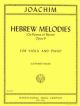 Hebrew Melodies: On Poems Of Byron: Opus 9: Viola and Piano