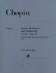 Sonata Op.65 G Minor:  Cello & Piano (Henle)