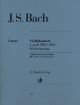 Violin Concerto A Minor No.1 Bwv1041: Violin & Piano (Henle)