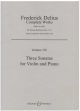 Three Sonatas Vol. 31b: Violin & Piano (B&H)