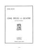 5 Pieces For 4 Trombones: Trombone Quartet (Leduc)