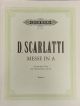 Messe: Mass In A: Vocal Score: Satb And Piano