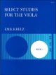Select Studies For The Viola (S&B)